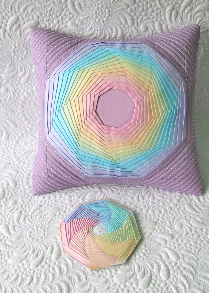 Folded strips pattern