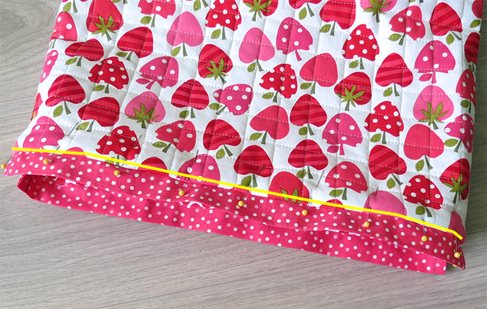 Drawstring bag tutorial