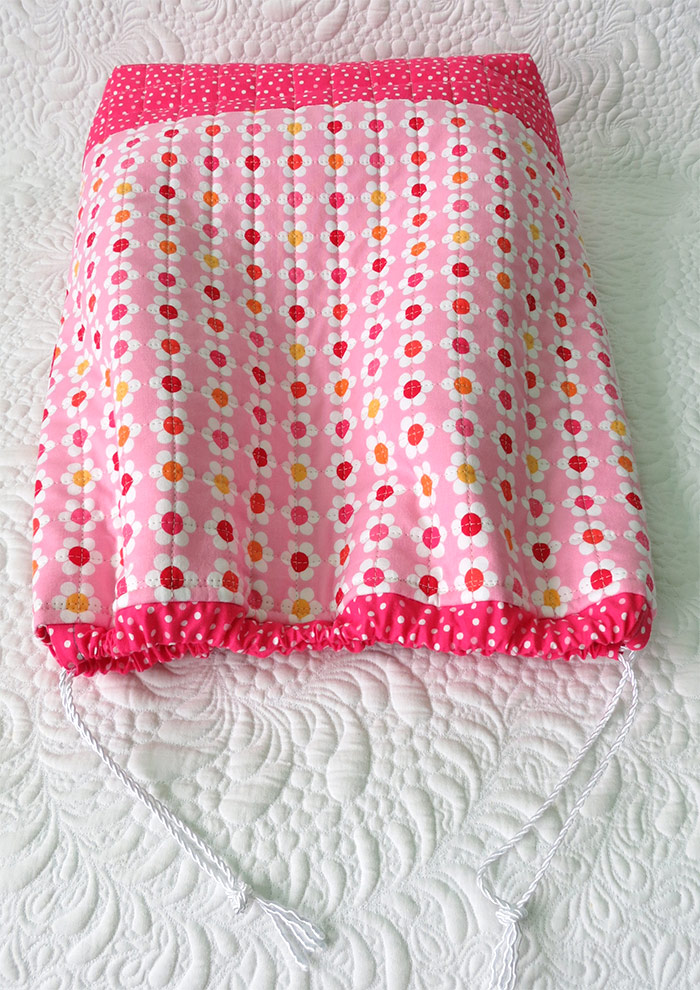Drawstring bag tutorial
