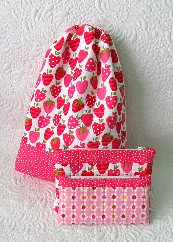 Drawstring bag tutorial
