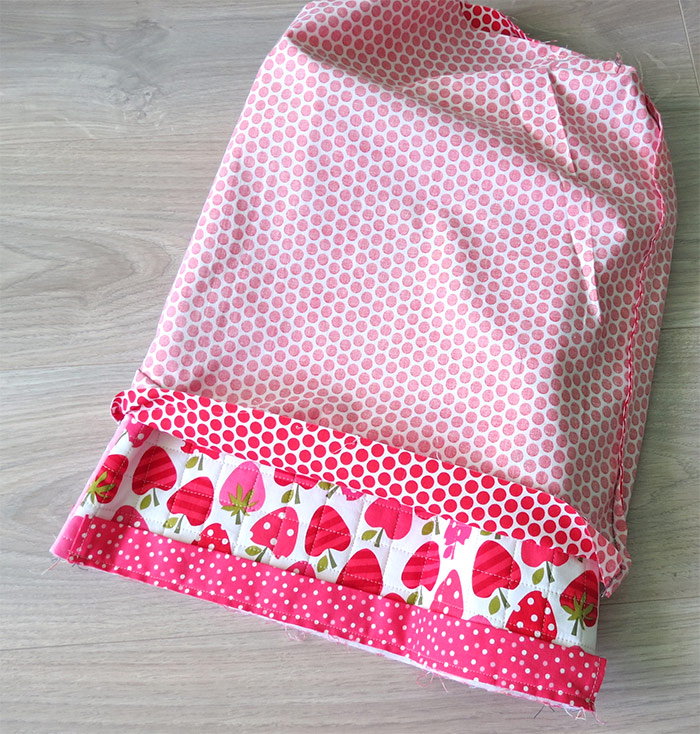Drawstring bag tutorial