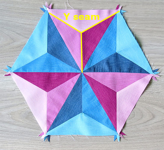 How to sew Y seams