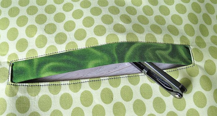 How to sew pockets for bags- welt pockets