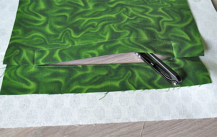 How to sew pockets for bags- welt pockets