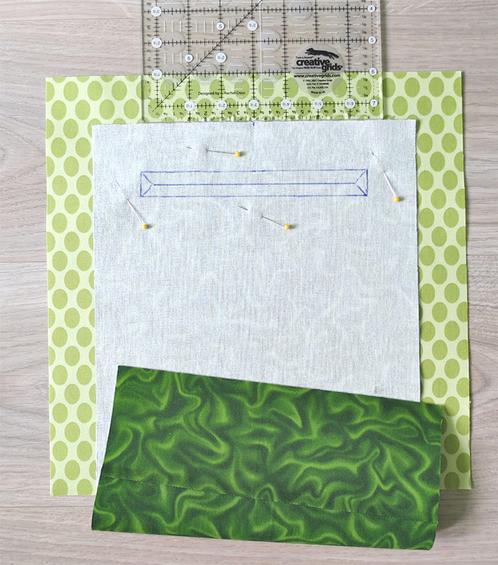 How to sew pockets for bags- welt pockets
