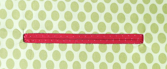 How to sew pockets for bags- welt pockets