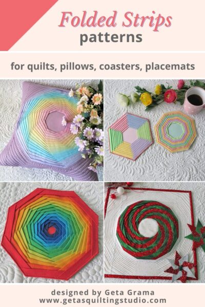 Folded strips patterns