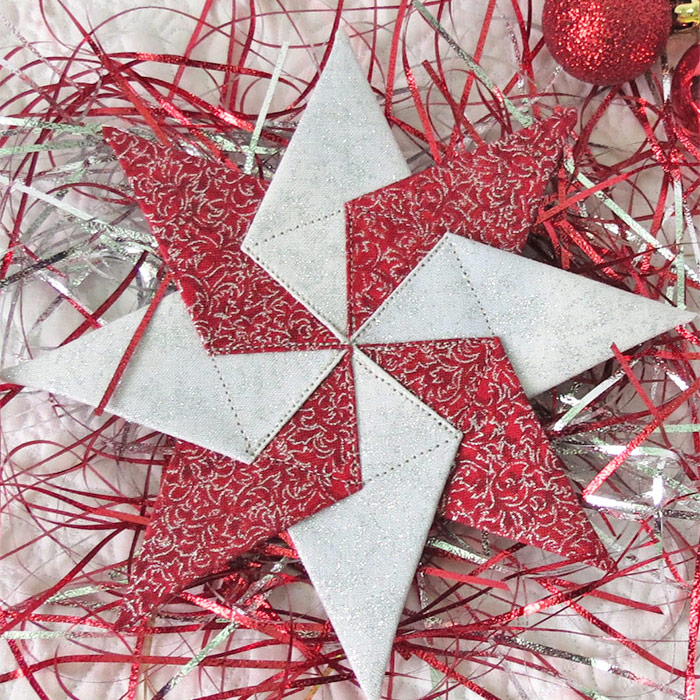 Christmas Fabric Star Ornament