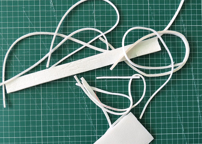 How to use interfacing scraps 
