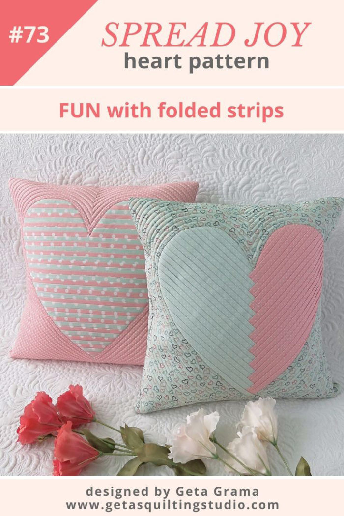 Heart Pattern for quilts, pillows and more.