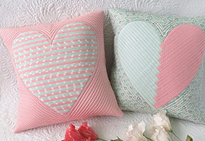 Heart Pattern for quilts, pillows and more.