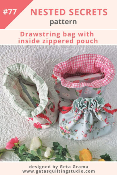 Drawstring bag pattern
