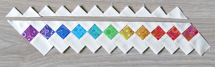 Rainbow seminole patchwork tutorial