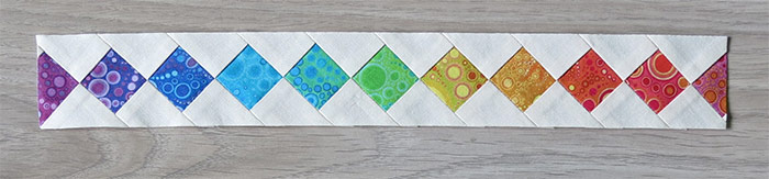 Rainbow seminole patchwork tutorial