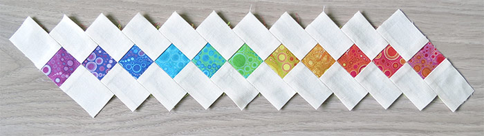 Rainbow seminole patchwork tutorial