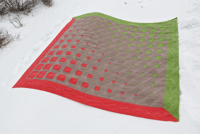 Modern geometric quilt patterns