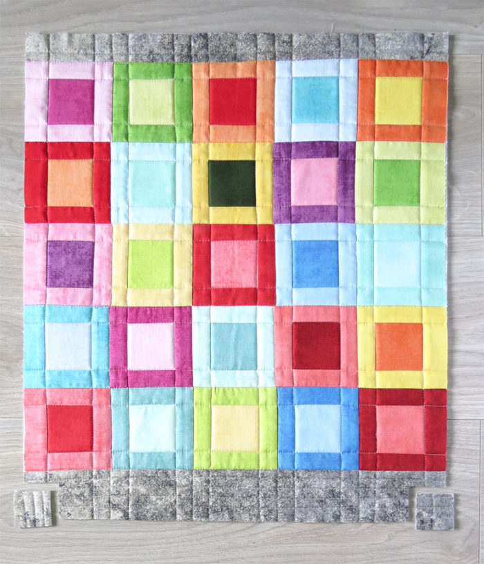Charm squares friendly tote bag pattern