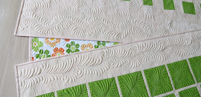Modern geometric quilt patterns
