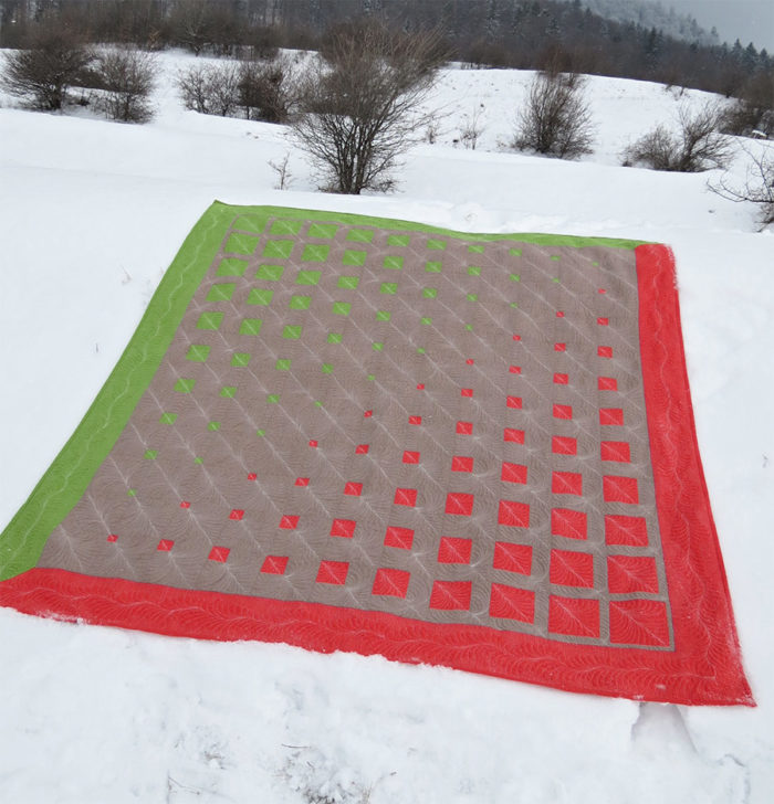 Modern geometric quilt patterns