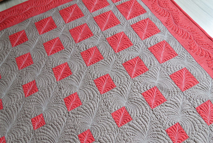 Modern geometric quilt patterns