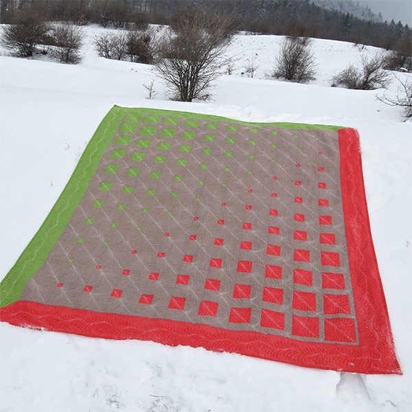 Modern geometric quilt patterns