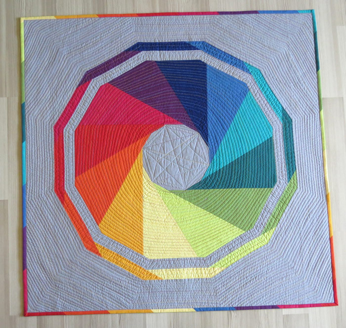 Modern geometric quilt patterns