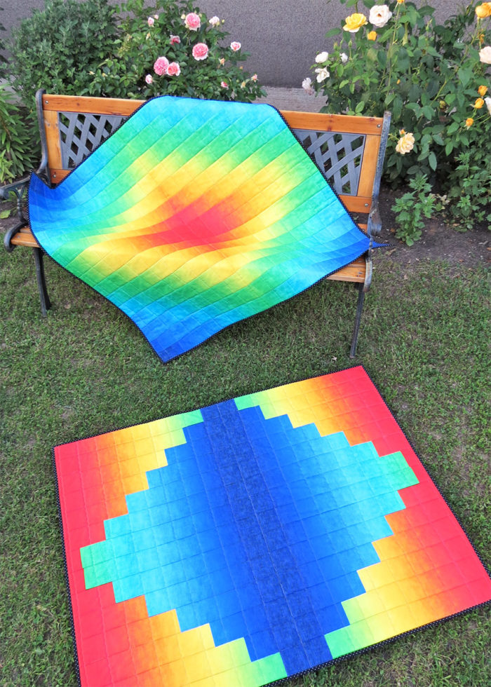 Rainbow baby quilt pattern