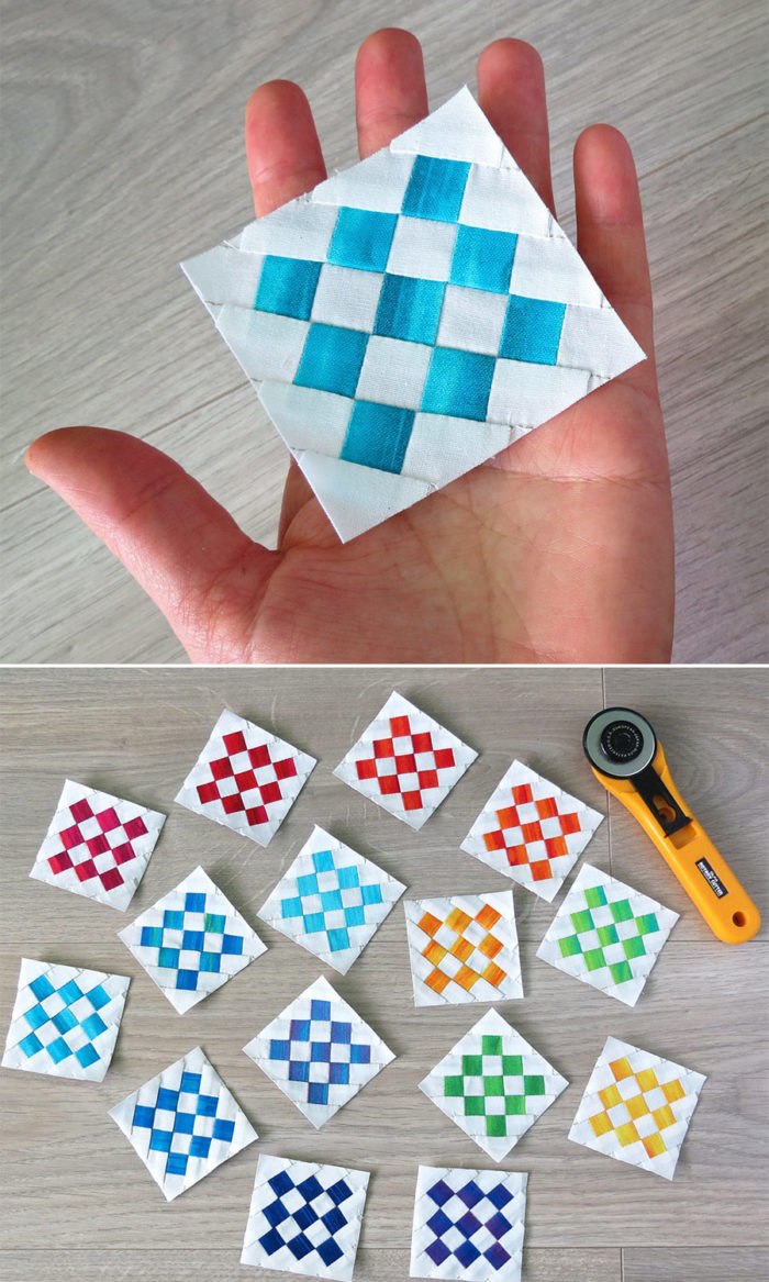 Charm squares quilt pattern
