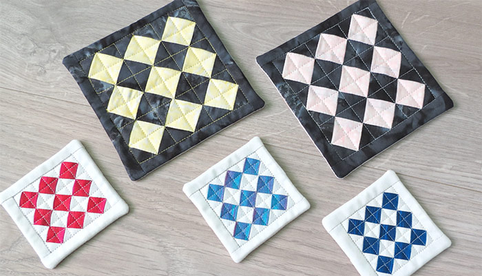 No binding coasters tutorial