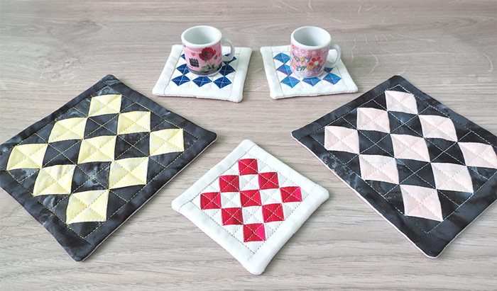 No binding coasters tutorial