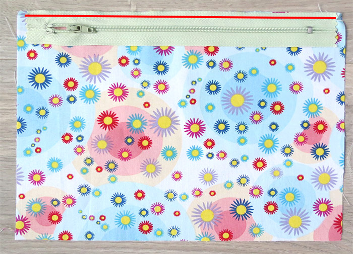 How to sew zipper pockets for bags
