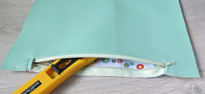 How to sew zipper pockets for bags
