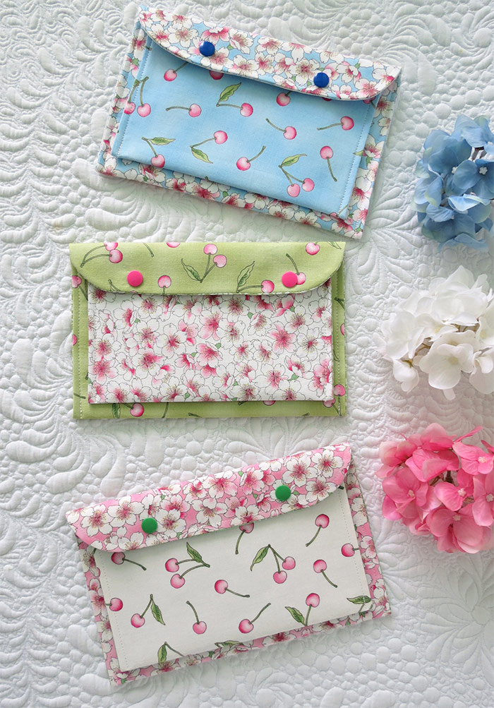 Snap pouch patterns