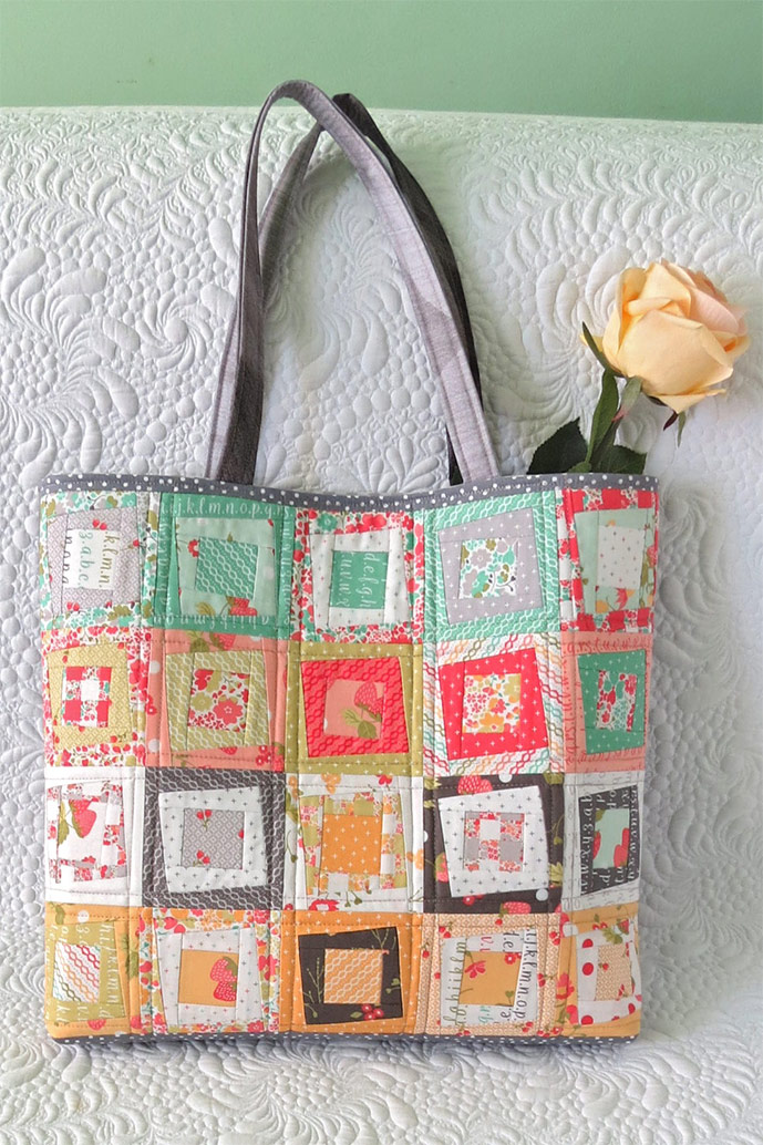 Patchwork tote bag pattern