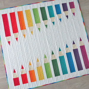 Pencil baby quilt pattern