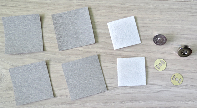 How to install magnetic snaps on bags