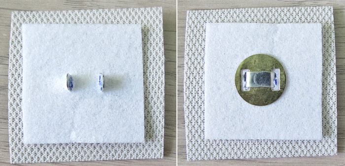 How to install magnetic snaps on bags