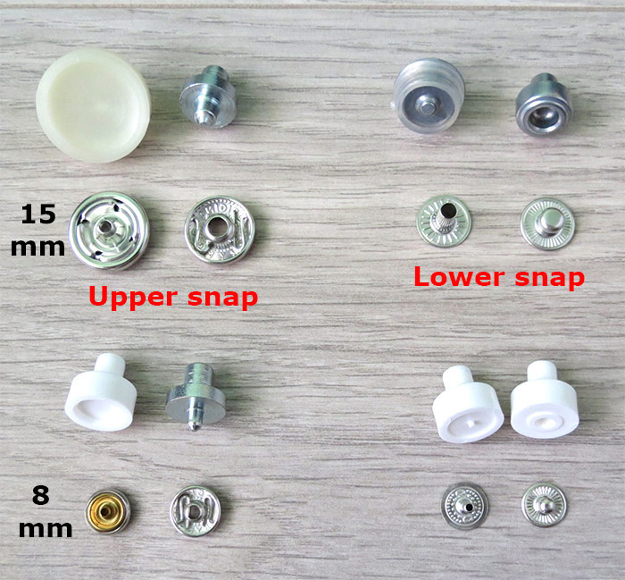 How to install prym anorak snaps