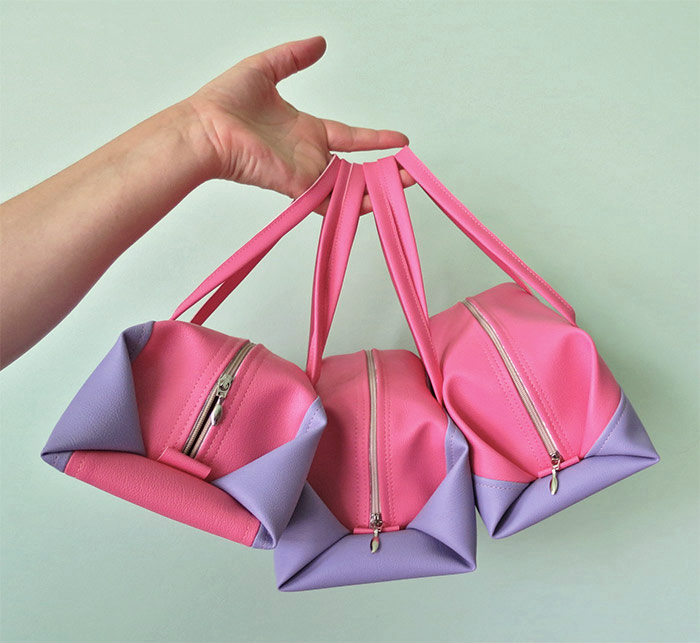 How to add straps to boxy pouches