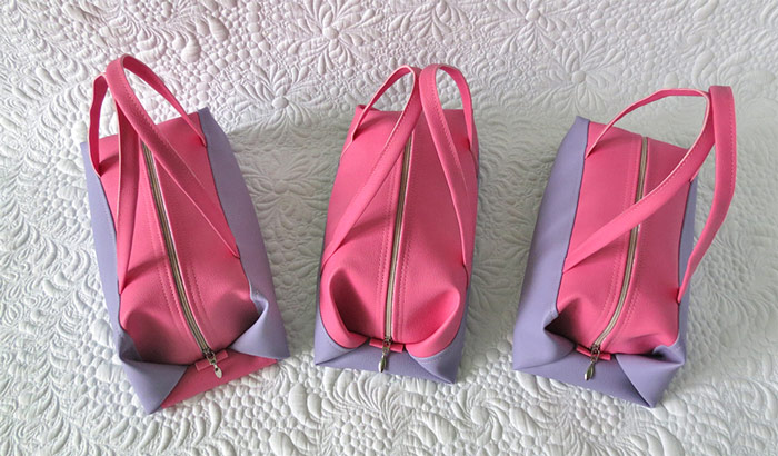 How to add straps to boxy pouches