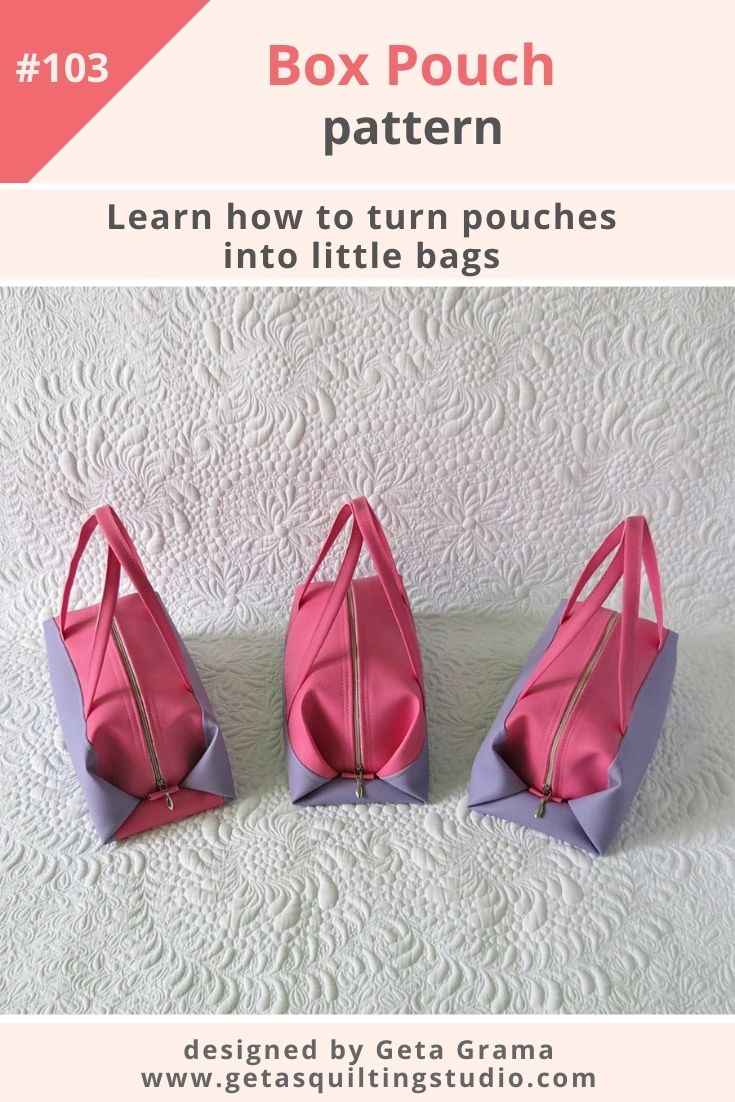 Boxy pouch/bag pattern