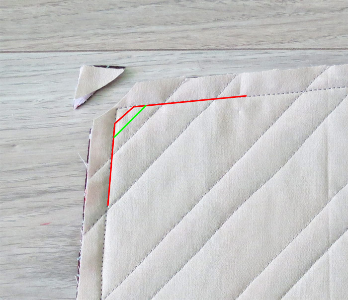 Pillow corner trick