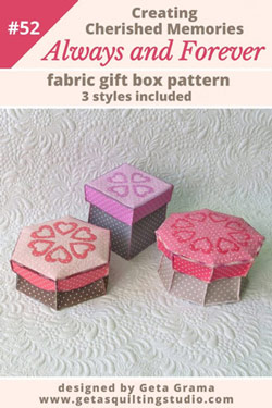 Fabric Boxes pattern