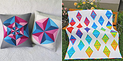 Triangle quilt pattern