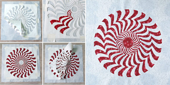 Applique Christmas quilt pattern