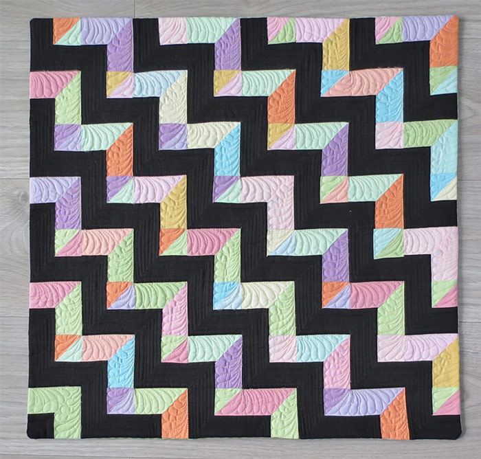Zig zag quilt pattern