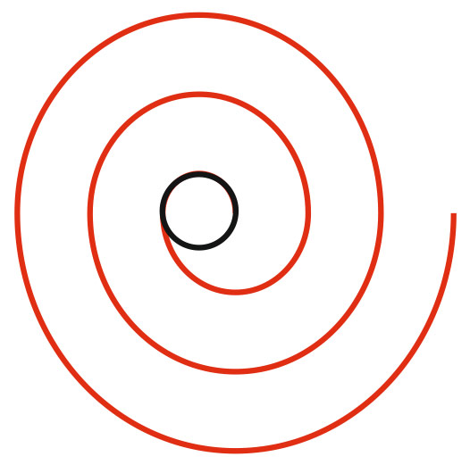 Spiral quilting tutorial
