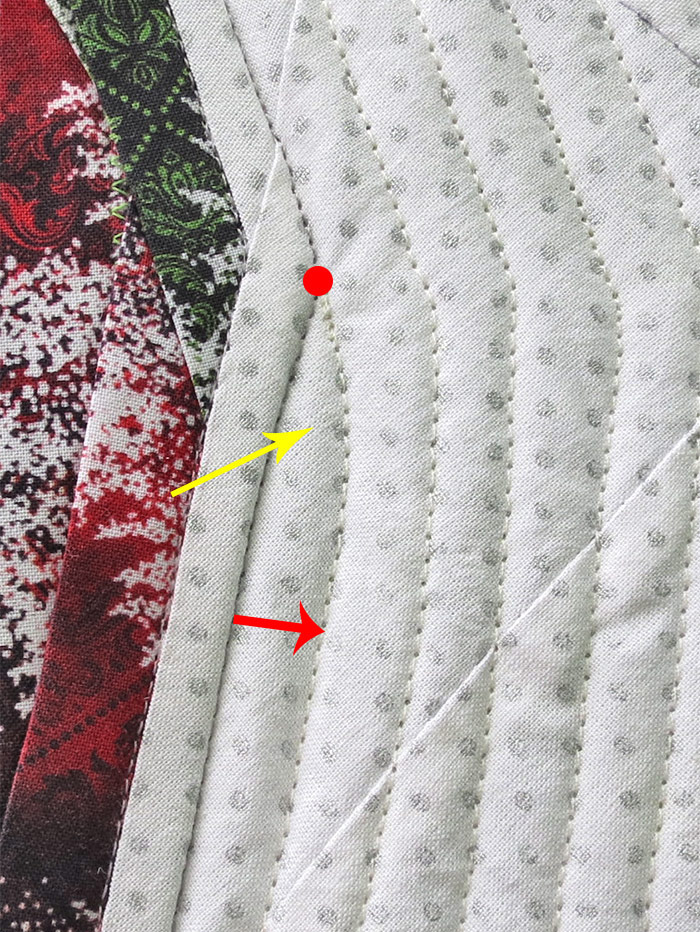 Spiral quilting tutorial