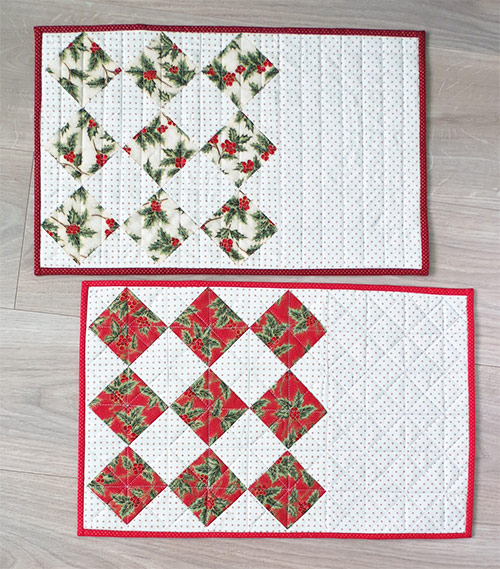Placemat with pocket tutorial