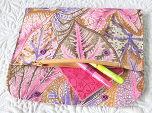 Easy snap pouch pattern